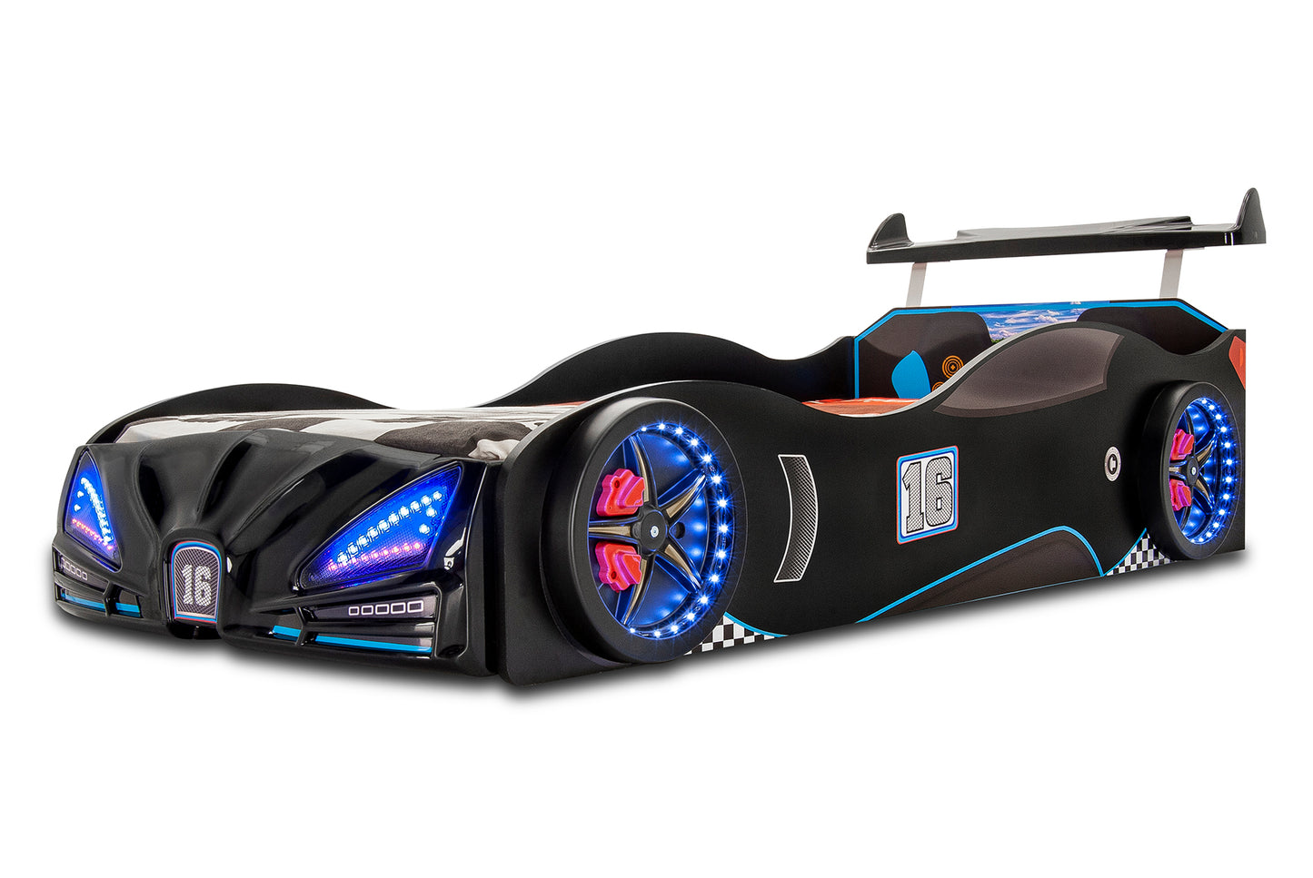 Black F1 Race Car Bed Made In Europe, PRE-ORDER CONTAINER ARRIVES LATE SEPTEMBER 2025