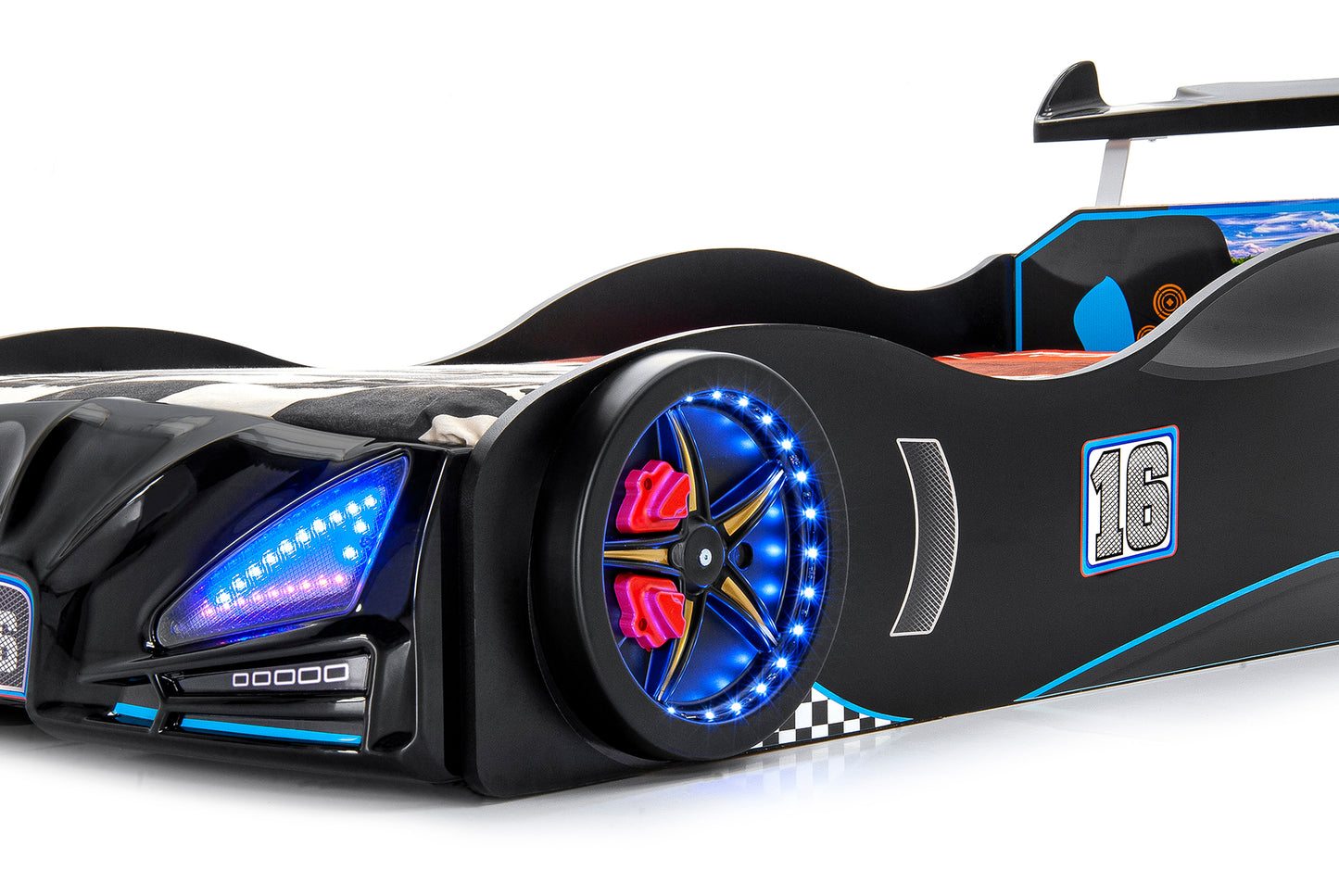 Black F1 Race Car Bed Made In Europe, PRE-ORDER CONTAINER ARRIVES LATE SEPTEMBER 2025