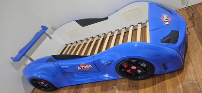 Instock Blue Lambo Race Car Bed