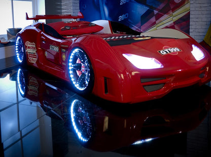 Instock Red Lambo Race Car Bed