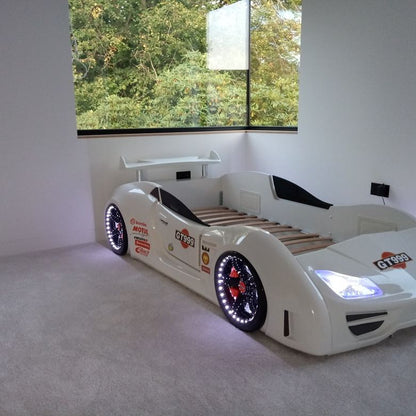 PRE-ORDER White Lambo Race Car Bed WILL BE AVAILABLE FOR COLLECTION MID MAY