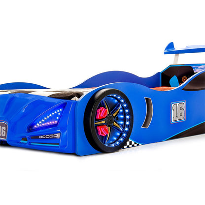 PRE-ORDER Blue F1 Race Car Bed, Made In Europe, ARRIVES AUSTRALIA LATE APRIL