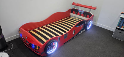 Instock Red Roadster Race Car Bed