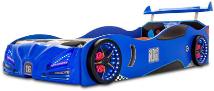 PRE-ORDER Blue F1 Race Car Bed, Made In Europe, ARRIVES AUSTRALIA LATE APRIL
