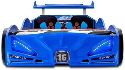 PRE-ORDER Blue F1 Race Car Bed, Made In Europe, ARRIVES AUSTRALIA LATE APRIL
