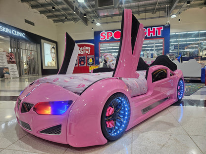 Barbie Hot Pink Roadster Race Car Bed